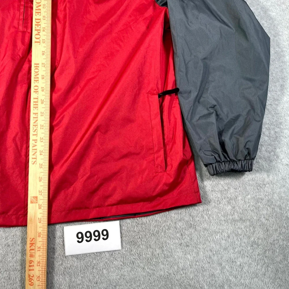 St. Louis Cardinals Windbreaker Jacket Mens Medium Red Black Ohiopyle Full Zip